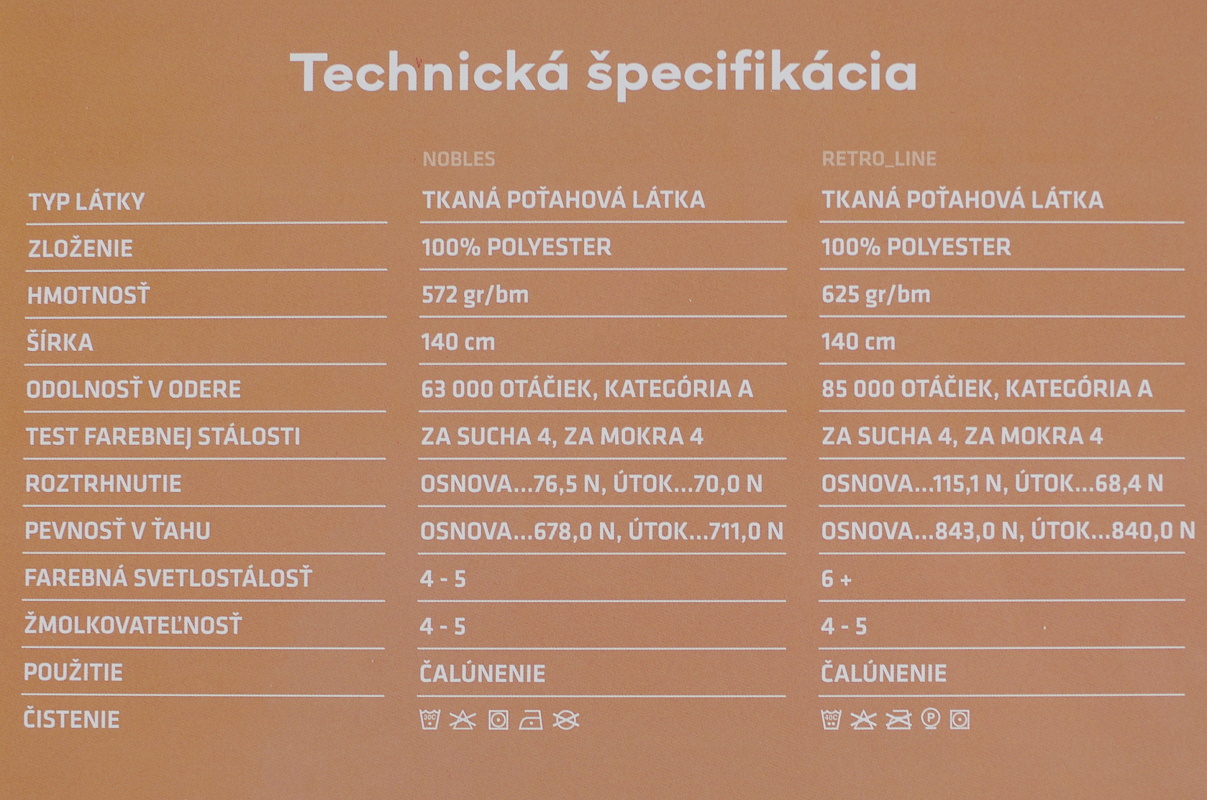 NOBLES – poťahová látka na čalúnenie sedacích súprav NOBLES - poťahová látka na čalúnenie sedacích súprav