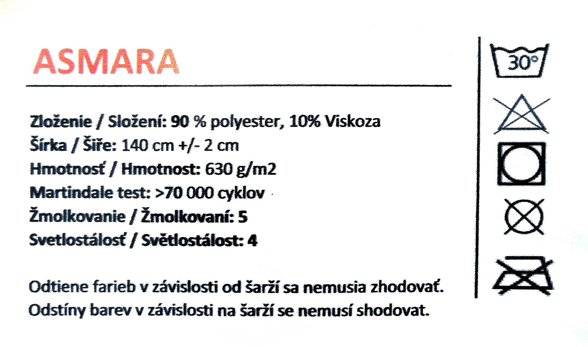 ASMARA štítok ASMARA štítok